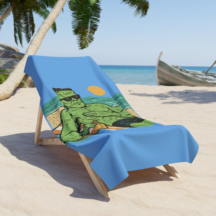 Frank N. Stein Beach Towel