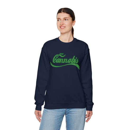 Enjoy Cannabis Crewneck Sweatshirt - Fandom-Made