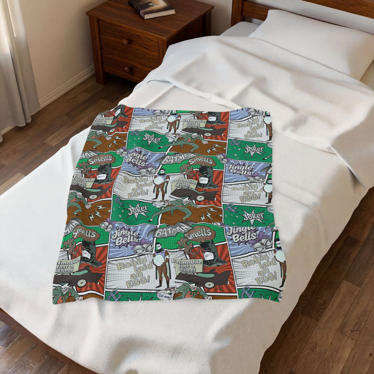Robin Laid An Egg Velveteen Plush Blanket - Fandom-Made
