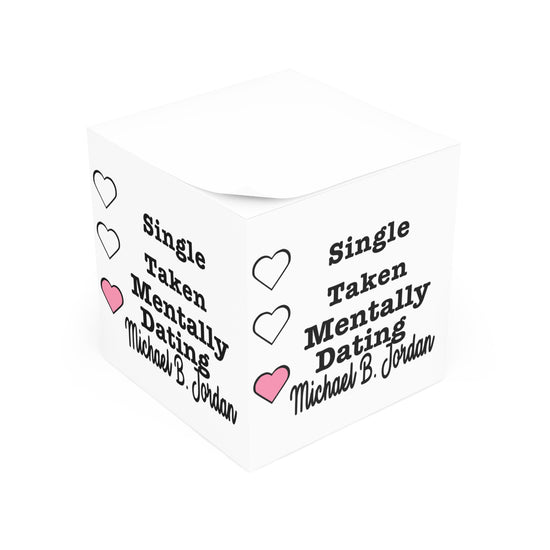 Mentally Dating Michael B. Jordan Note Cube - Fandom-Made