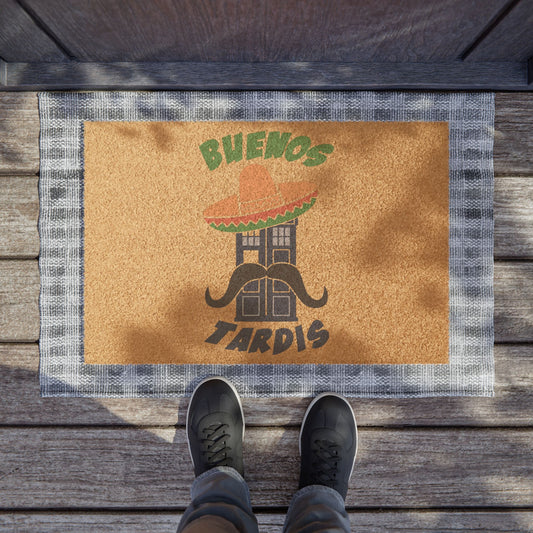 Buenos Tardis Doormat - Fandom-Made