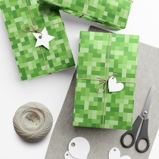 Minecraft Gift Wrap