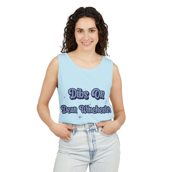 Dibs On Dean Winchester Unisex Tank Top - Fandom-Made