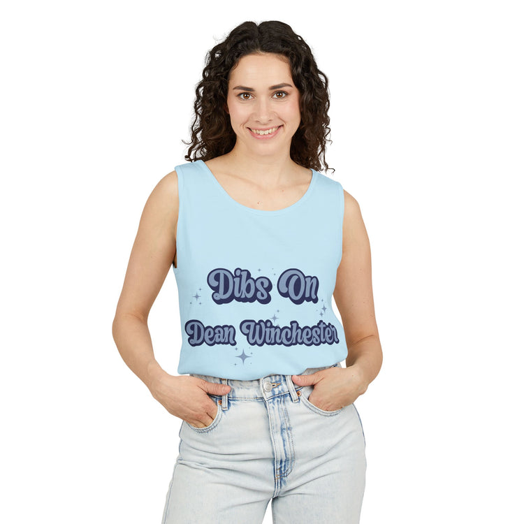 Dibs On Dean Winchester Unisex Tank Top - Fandom-Made