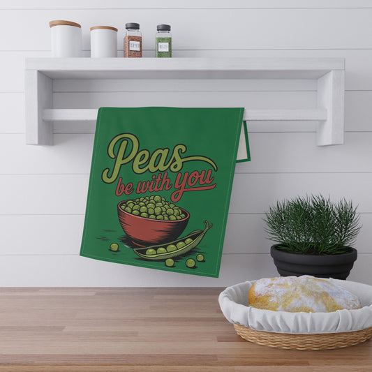Peas Be With You Kitchen Towel - Fandom-Made