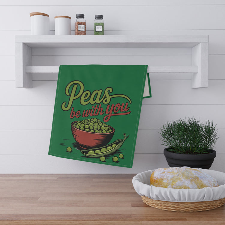 Peas Be With You Kitchen Towel