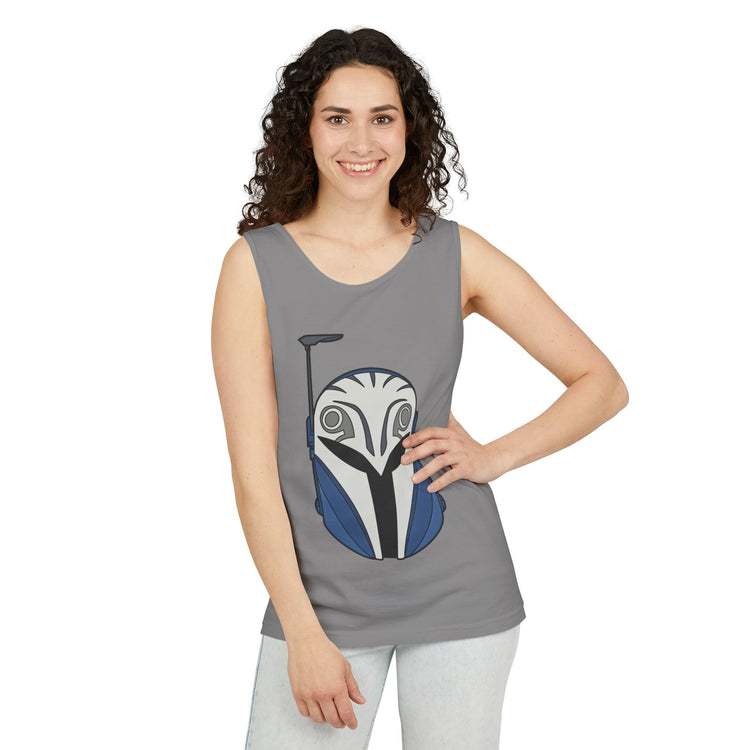Bo Katan Helmet Unisex Tank Top - Fandom-Made
