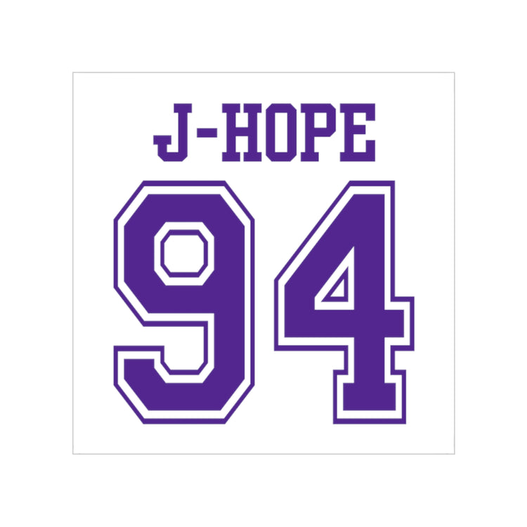 J-Hope 94 Transparent Sticker