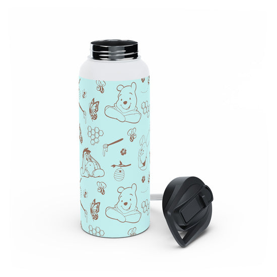 Winnie All-Over Print Stainless Steel Water Bottle - Fandom-Made