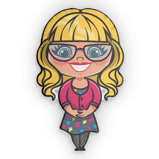 Bernadette Rostenkowski-Shaped Pillow - Fandom-Made