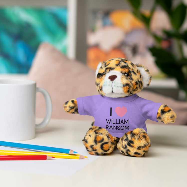 I  Love William Ransom Stuffed Animals with Tee - Fandom-Made