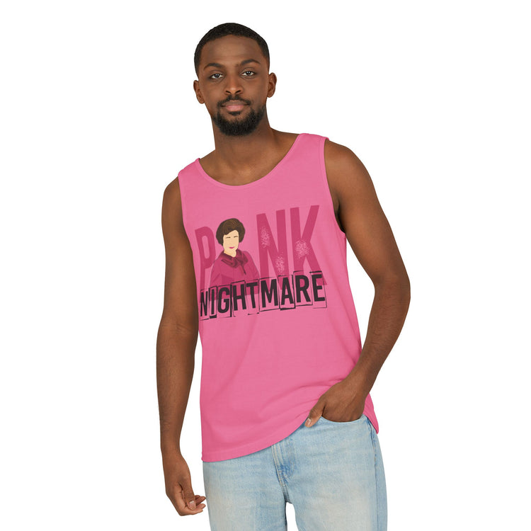 Pink Nightmare Unisex Garment-Dyed Tank Top