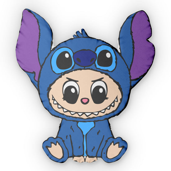 Bubu Stitch-Shaped Pillow - Fandom-Made