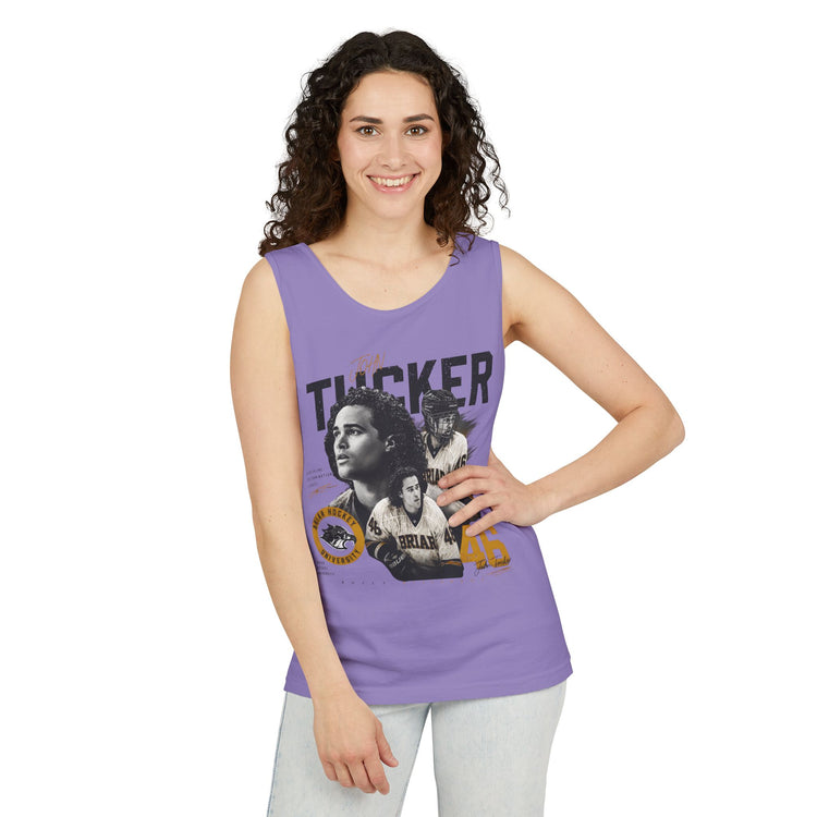 Tucker Collage Unisex Garment-Dyed Tank Top
