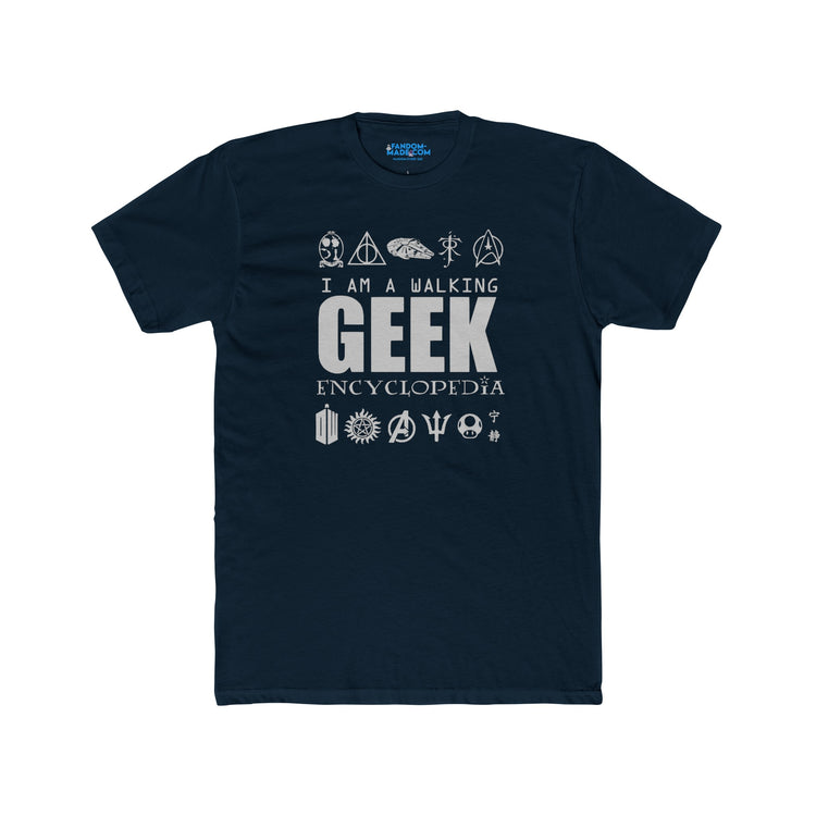 Geekdom Encyclopedia Men's Fitted T-Shirt