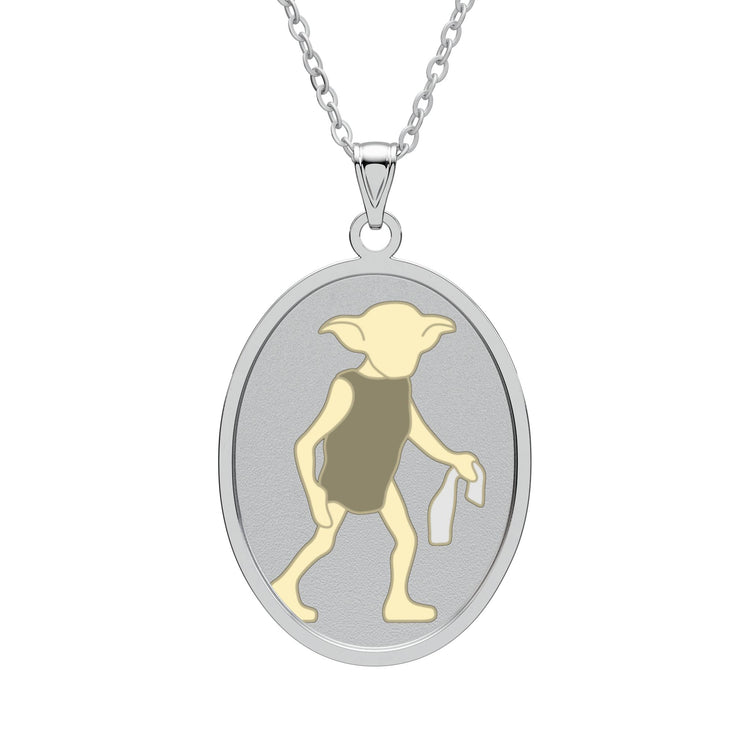 Dobby Is Free Oval Pendant