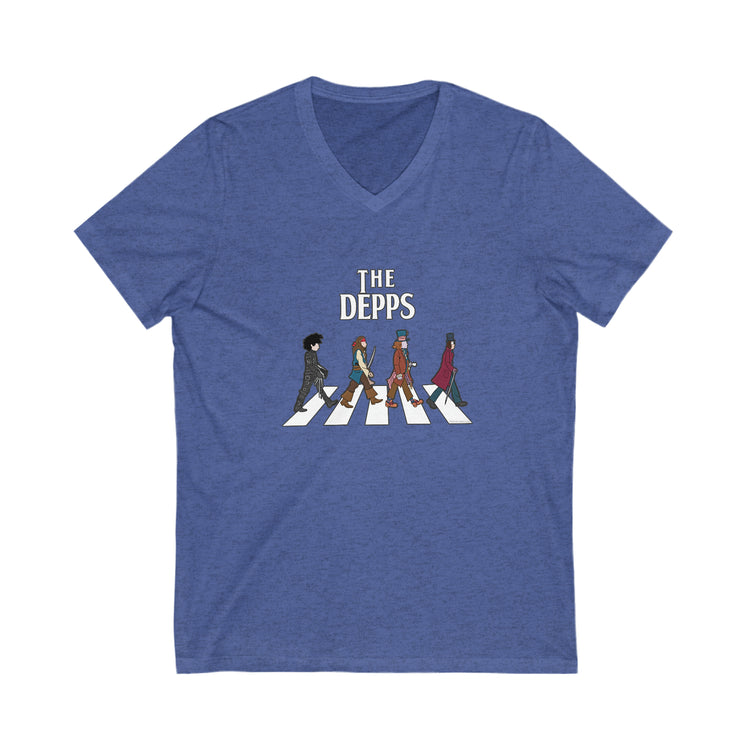 The Depps Abbey Road V-Neck Tee - Fandom-Made