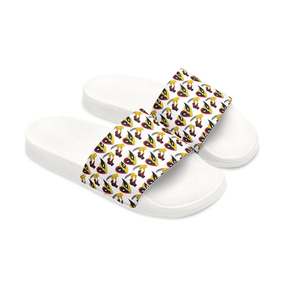 Deadpool Wolverine Besties Women's Slides - Fandom-Made