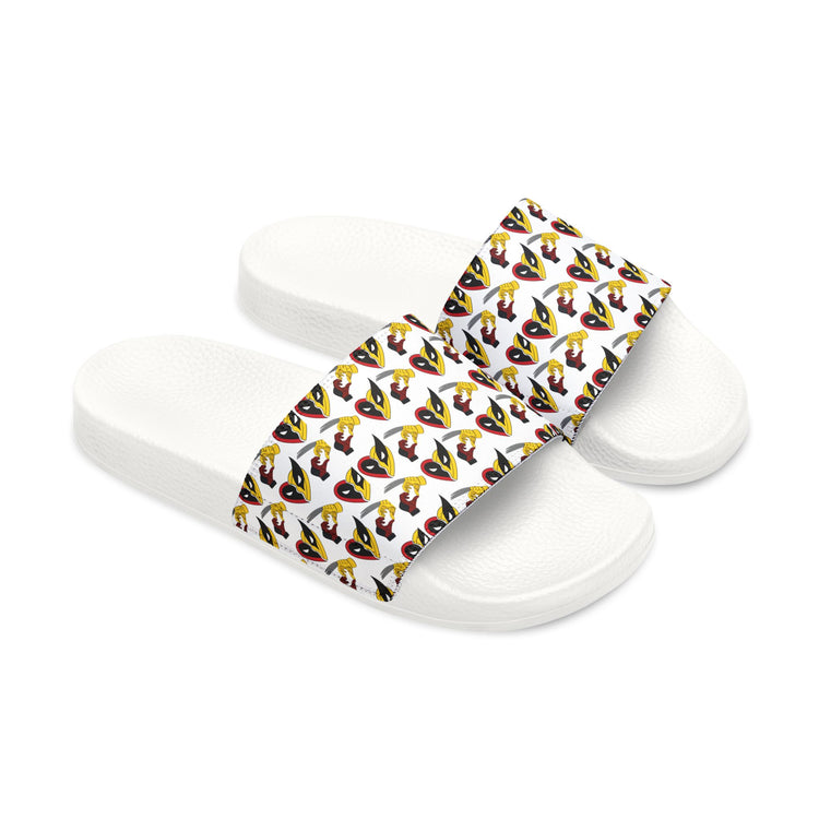 Deadpool Wolverine Besties Women's Slides - Fandom-Made