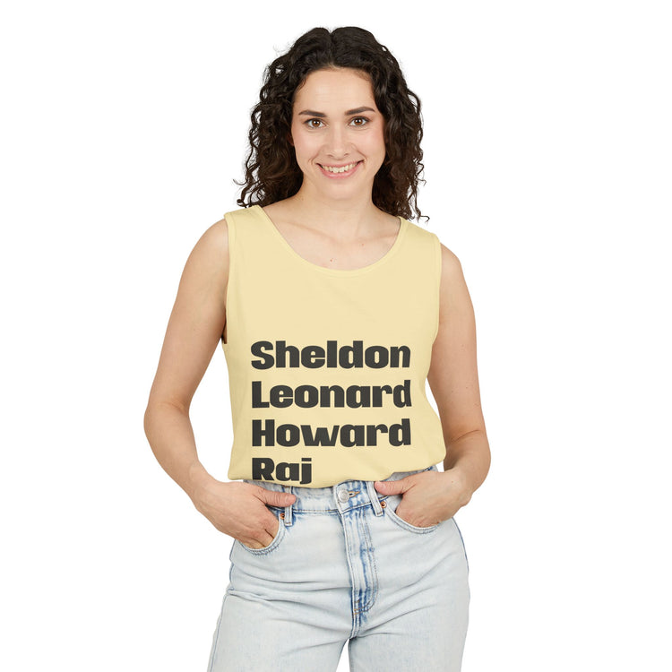 Big Bang Names Tank Top - Fandom-Made