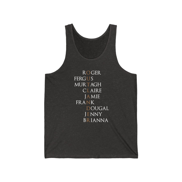 Outlander Characters Tank Top