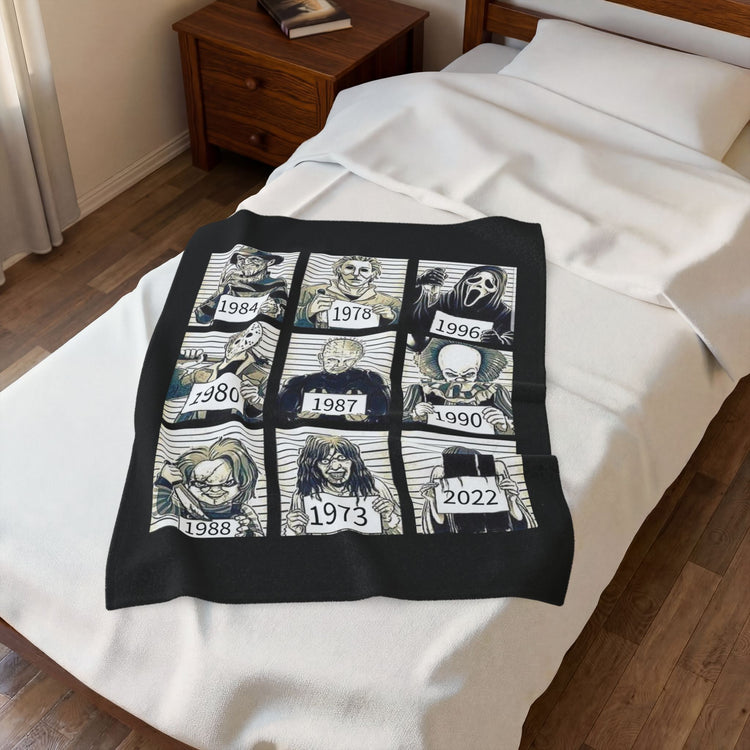 Horror Havoc Velveteen Plush Blanket