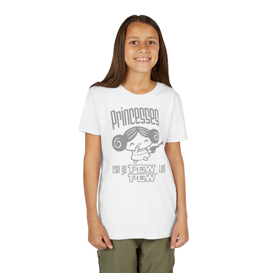 Princesses Go Pew Pew Youth Tee