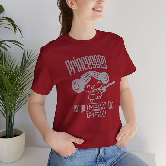 Princesses Go Pew Pew T-Shirt - Fandom-Made
