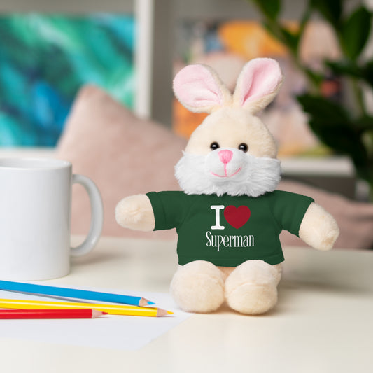 I Love Superman Stuffed Animal with Tee - Fandom-Made