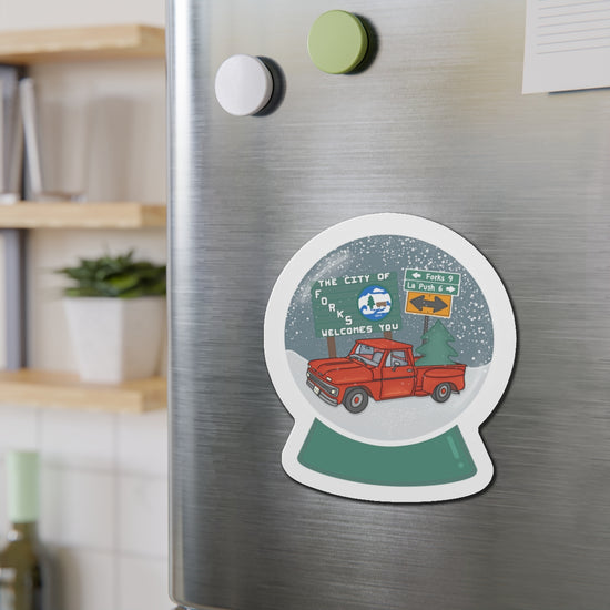 Greetings From Forks Die-Cut Magnet - Fandom-Made