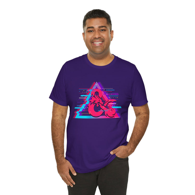 D & D Glitch Unisex T-Shirt - Fandom-Made