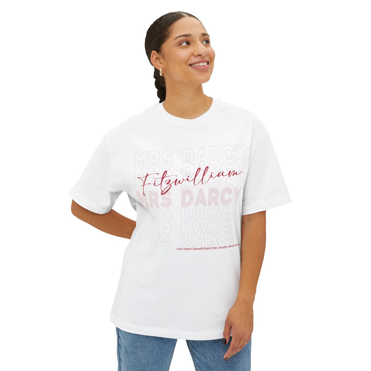 Mrs. Darcy Unisex Oversized Boxy Tee