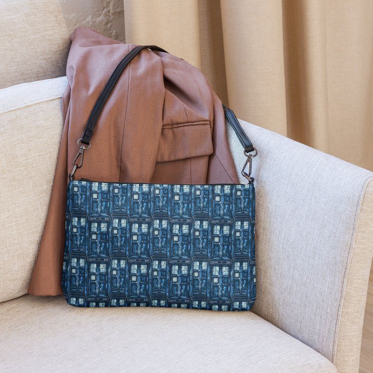 Tardis All-Over Print Crossbody Bag - Fandom-Made