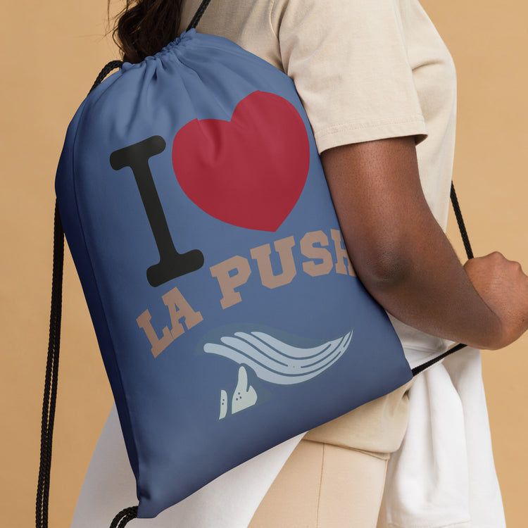 I Love La Push Drawstring Bag