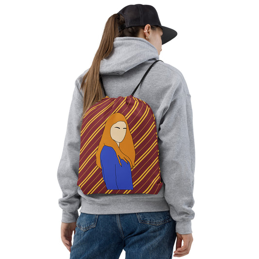 Ginny Weasley All-Over Print Drawstring Bag - Fandom-Made