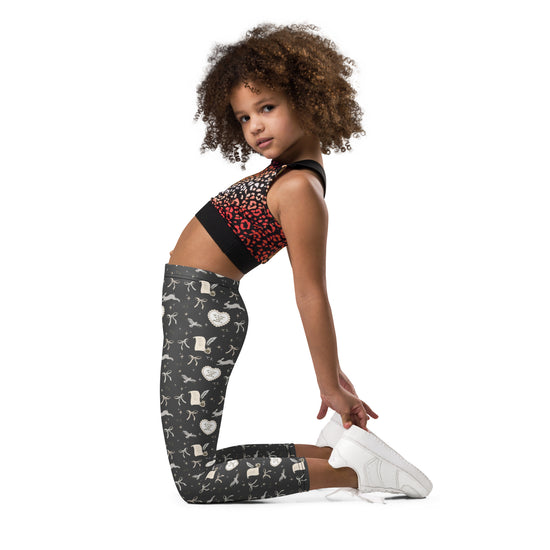 Tortured Poet All-Over Print Kids Leggings - Fandom-Made