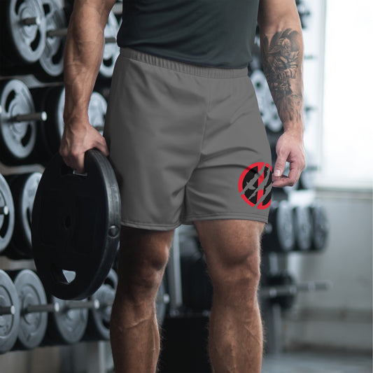 Deadpool Scratched Men's Recycled Athletic Shorts - Fandom-Made