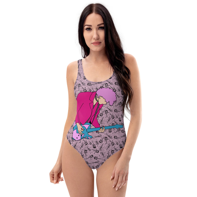 Machine Gun Kelly All-Over Print One-Piece Swimsuit - Fandom-Made