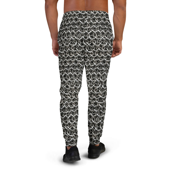 Chainmail All-Over Print Recycled Men’s Joggers - Fandom-Made