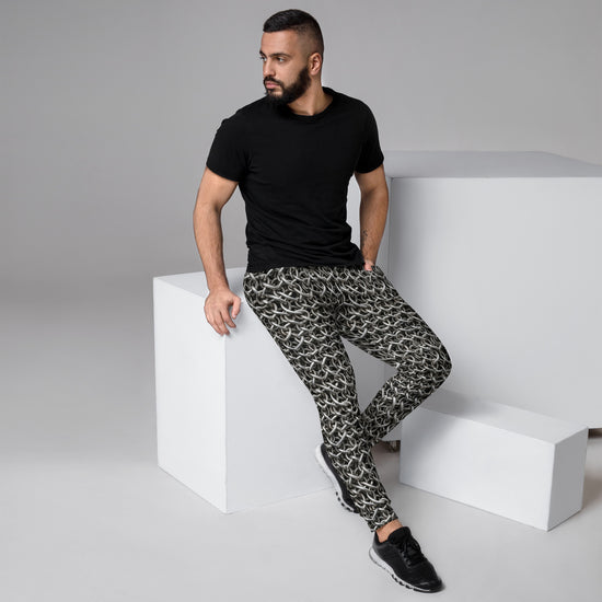 Chainmail All-Over Print Recycled Men’s Joggers - Fandom-Made