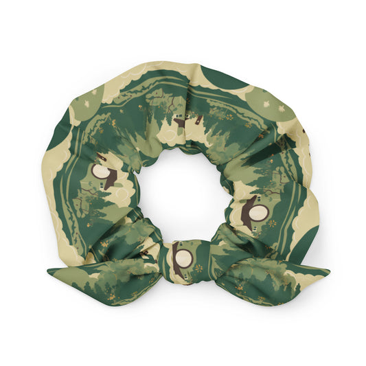 The Shire All-Over Print Recycled Scrunchie - Fandom-Made