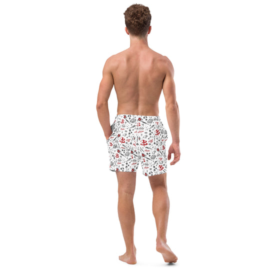 Buffy All-Over Print Recycled Swim Trunks - Fandom-Made