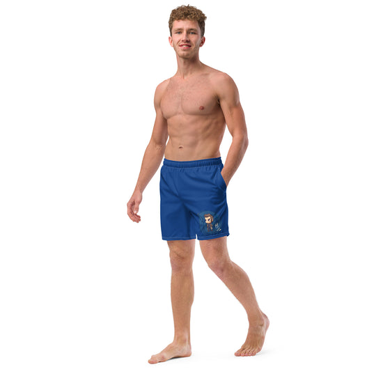 Timey Wimey Tenth Doctor Recycled Swim Trunks - Fandom-Made