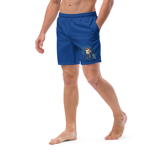 Timey Wimey Tenth Doctor Recycled Swim Trunks - Fandom-Made