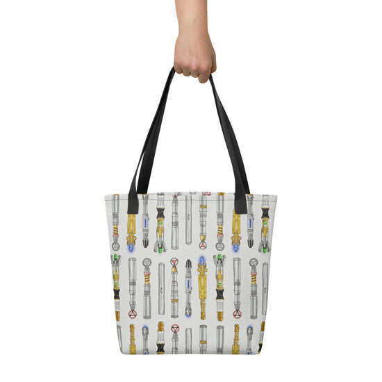 Sonic Screwdriver All-Over Print Tote - Fandom-Made