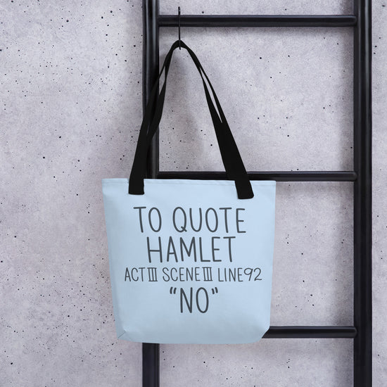 Hamlet Quote Tote Bag - Fandom-Made