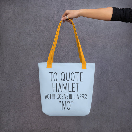 Hamlet Quote Tote Bag - Fandom-Made