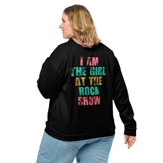 Girl At The Rock Show Bomber Jacket