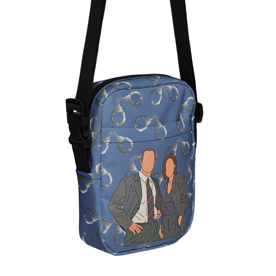 Benson and Stabler All-Over Print Utility Crossbody Bag - Fandom-Made