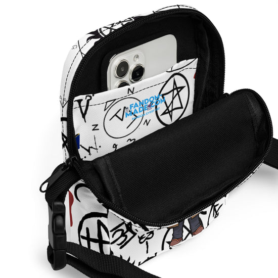 Dean Winchester All-Over Print Utility Crossbody Bag - Fandom-Made
